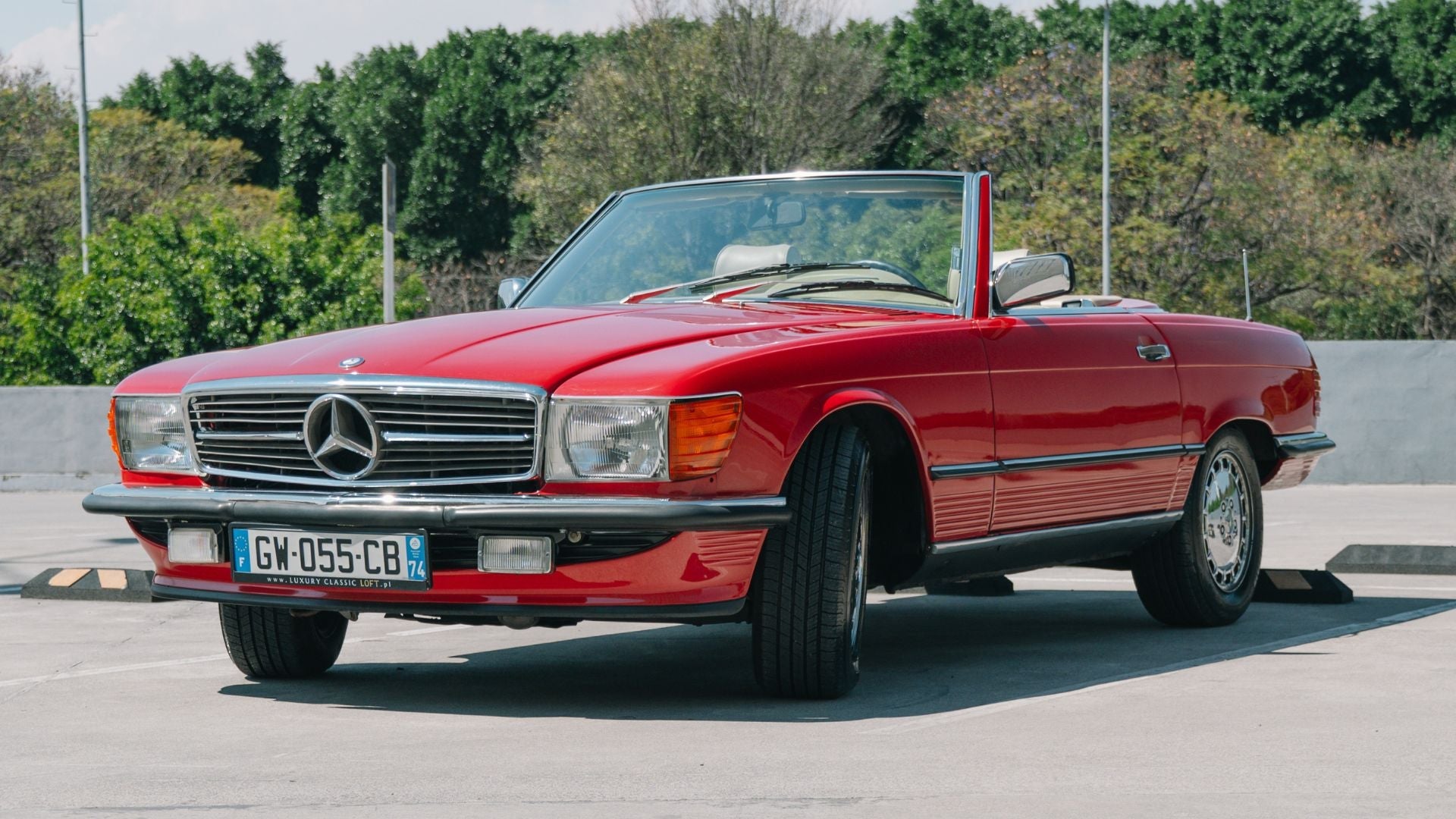 Mercedes 560 SL R107 1989 — roadster clásico alemán en México