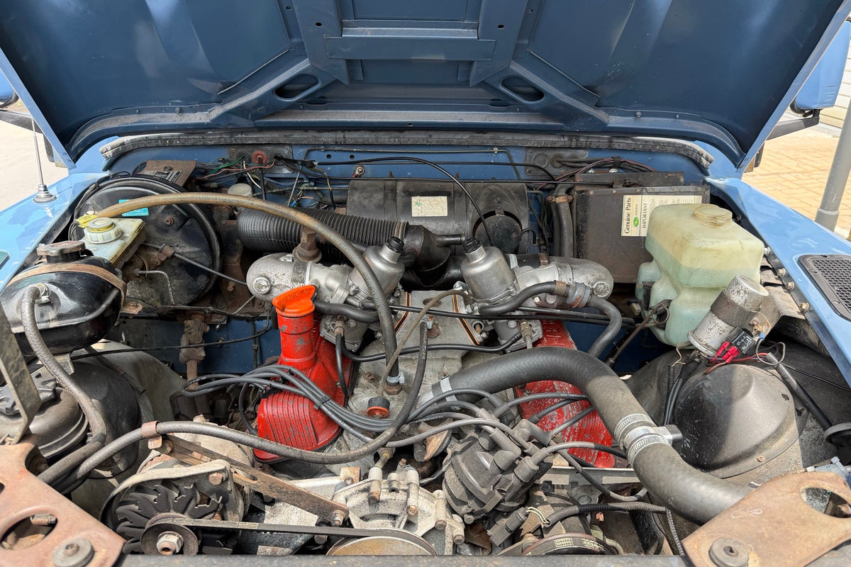 Land Rover Defender 90 V8 1988 Azul — foto 25