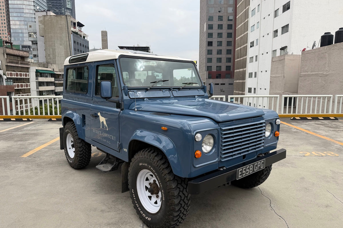 Land Rover Defender 90 V8 1988 Azul — foto 1