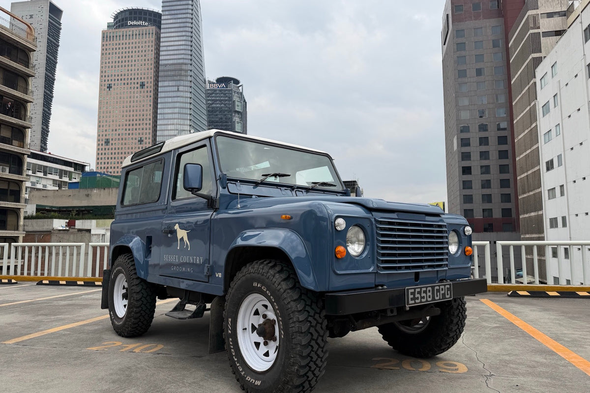 Land Rover Defender 90 V8 1988 Azul — foto 5
