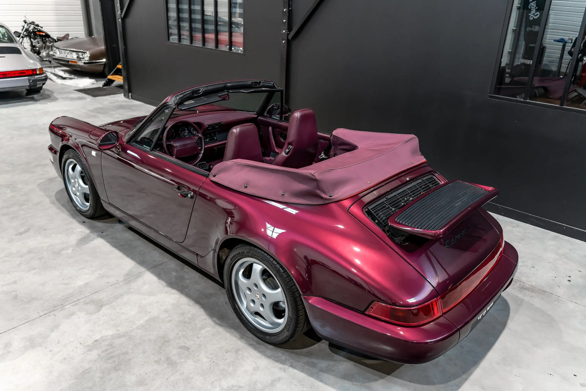 Porsche 964 Carrera 2 Cabriolet 1992 Amethyst — foto 9