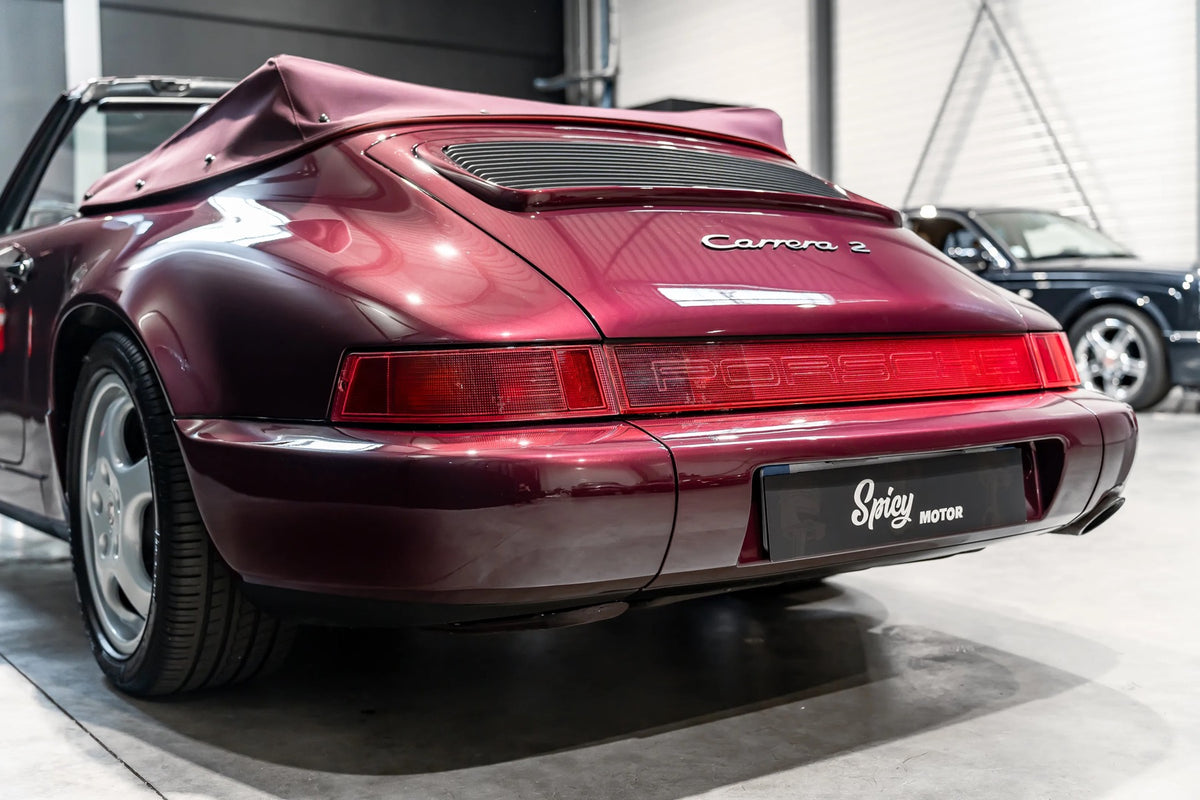 Porsche 964 Carrera 2 Cabriolet 1992 Amethyst — foto 13