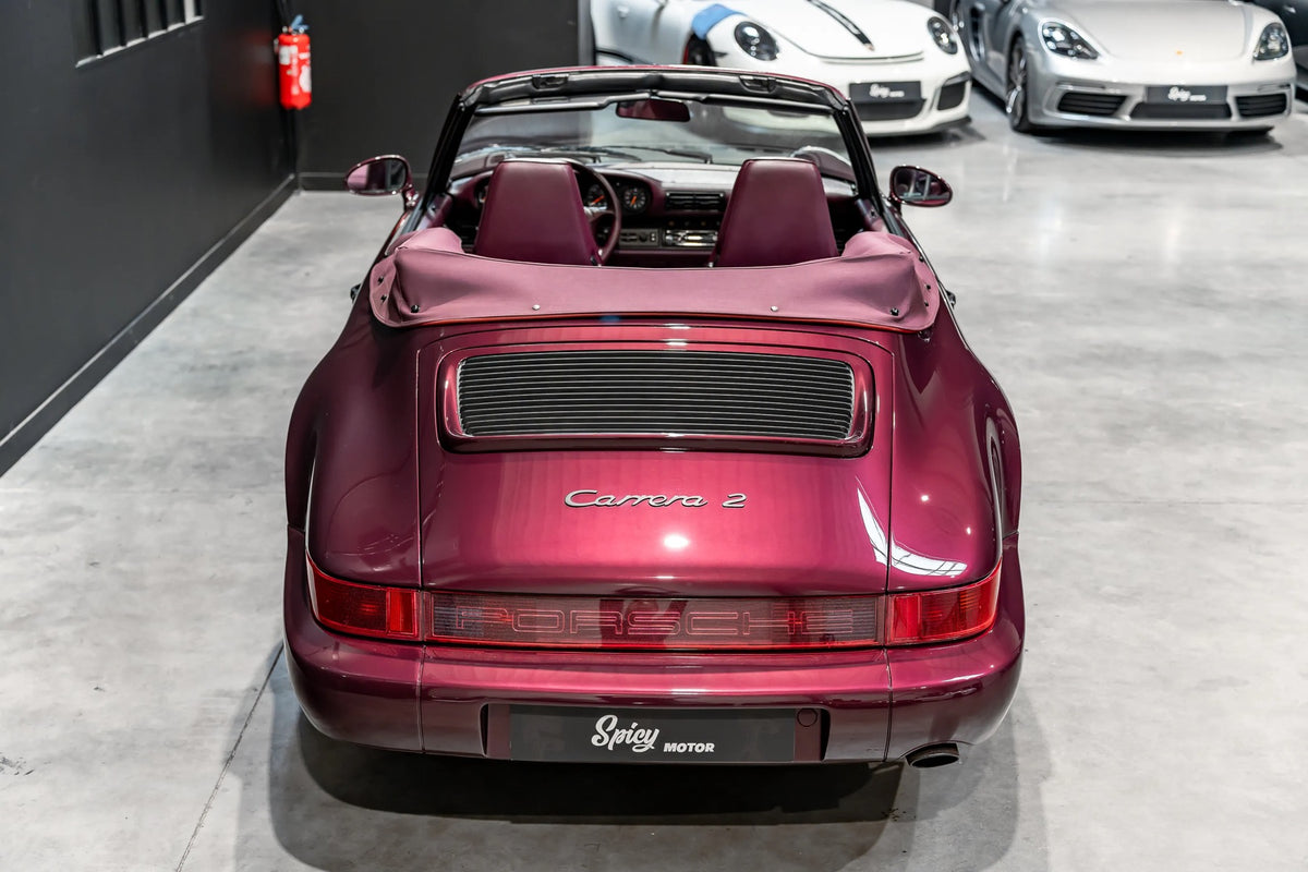 Porsche 964 Carrera 2 Cabriolet 1992 Amethyst — foto 12