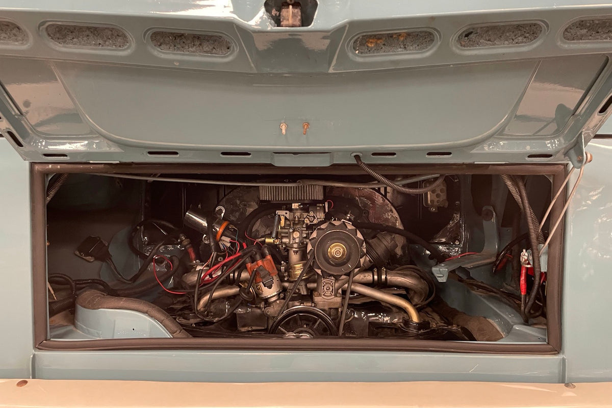 Volkswagen Combi Westfalia 1978, compartimento del motor