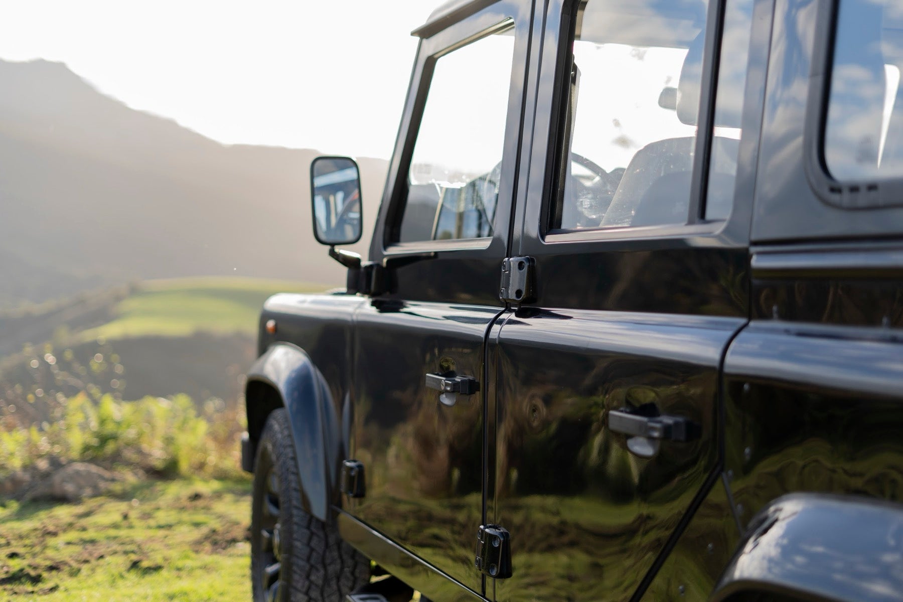 Land Rover Defender 110 TD4 1987 negro - foto 21