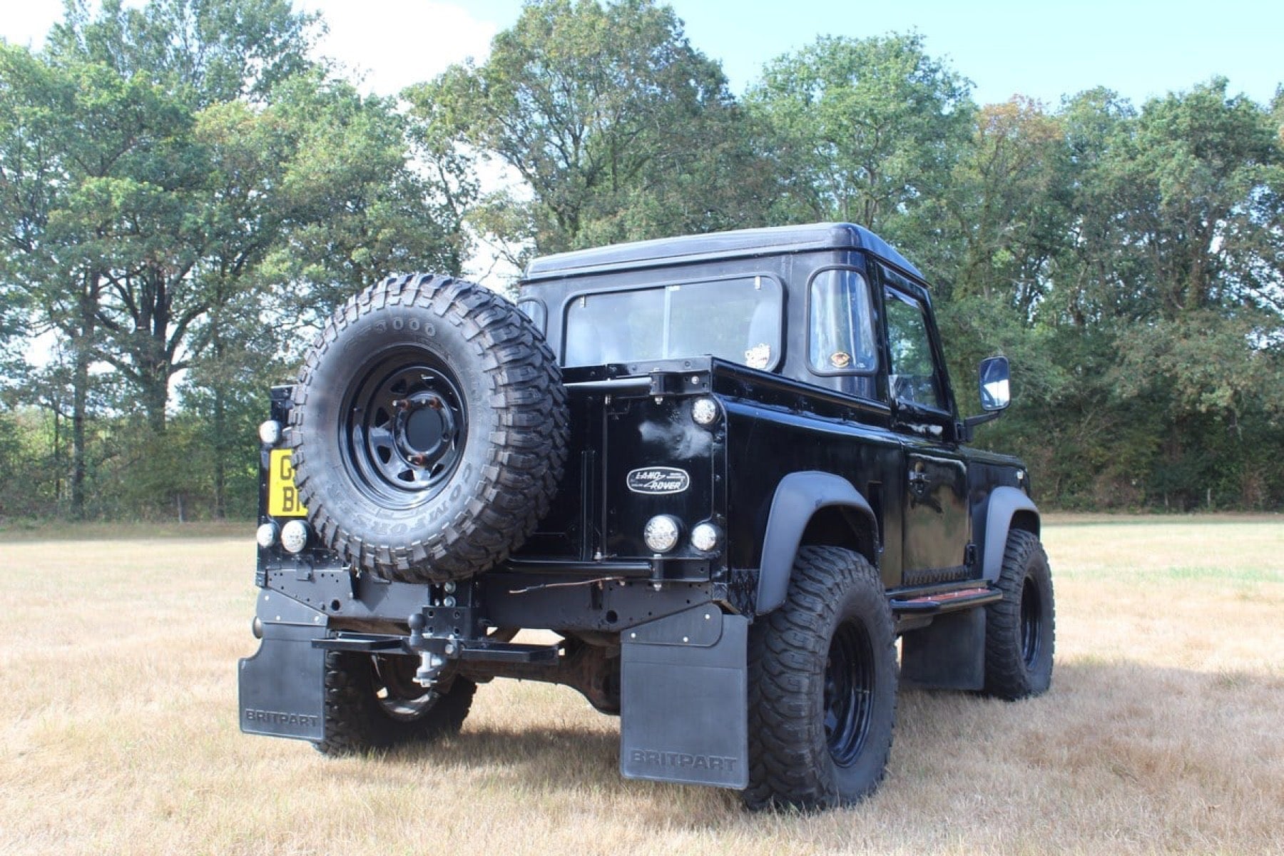 Land Rover Defender 90 300 Tdi Pick Up 1989 negro - foto 11