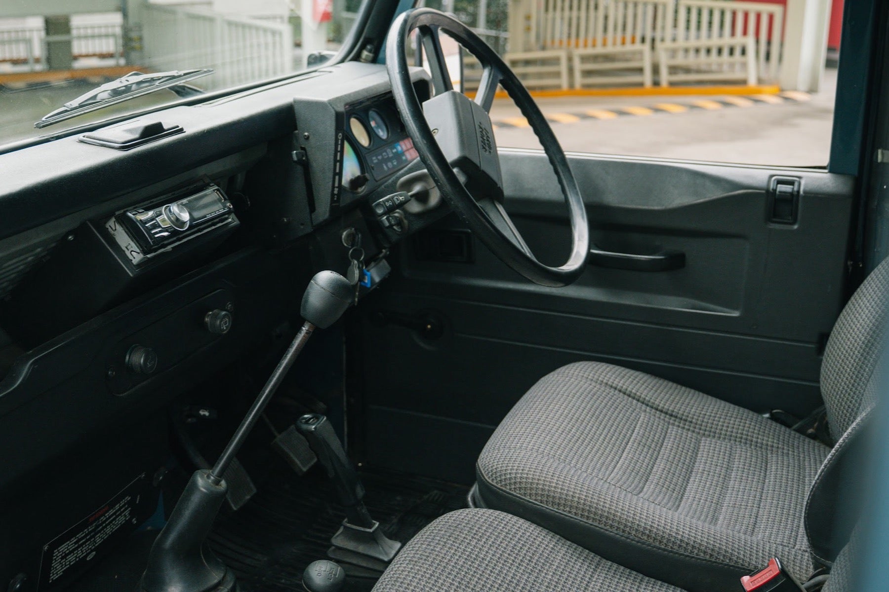 Land Rover Defender 90 Soft Top 1991 azul - foto 4