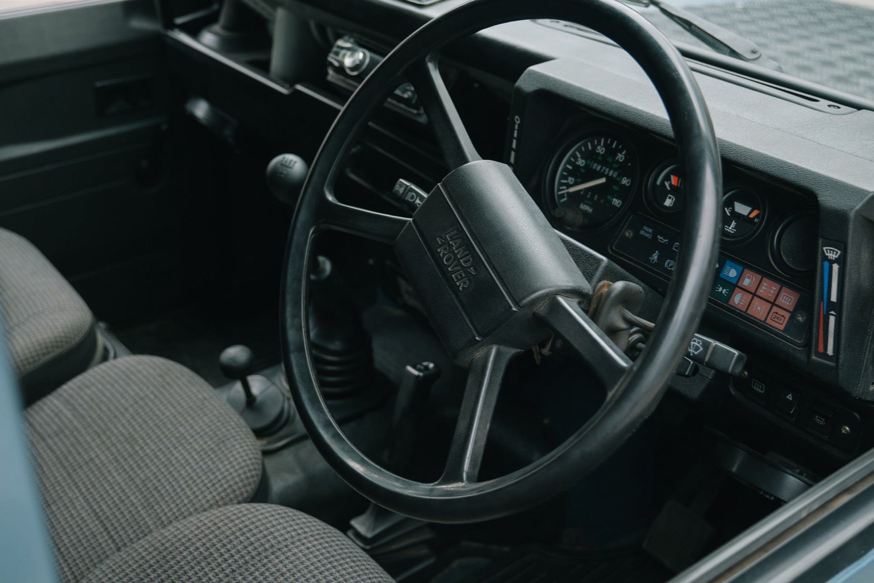 Land Rover Defender 90 Soft Top 1991 azul - foto 6