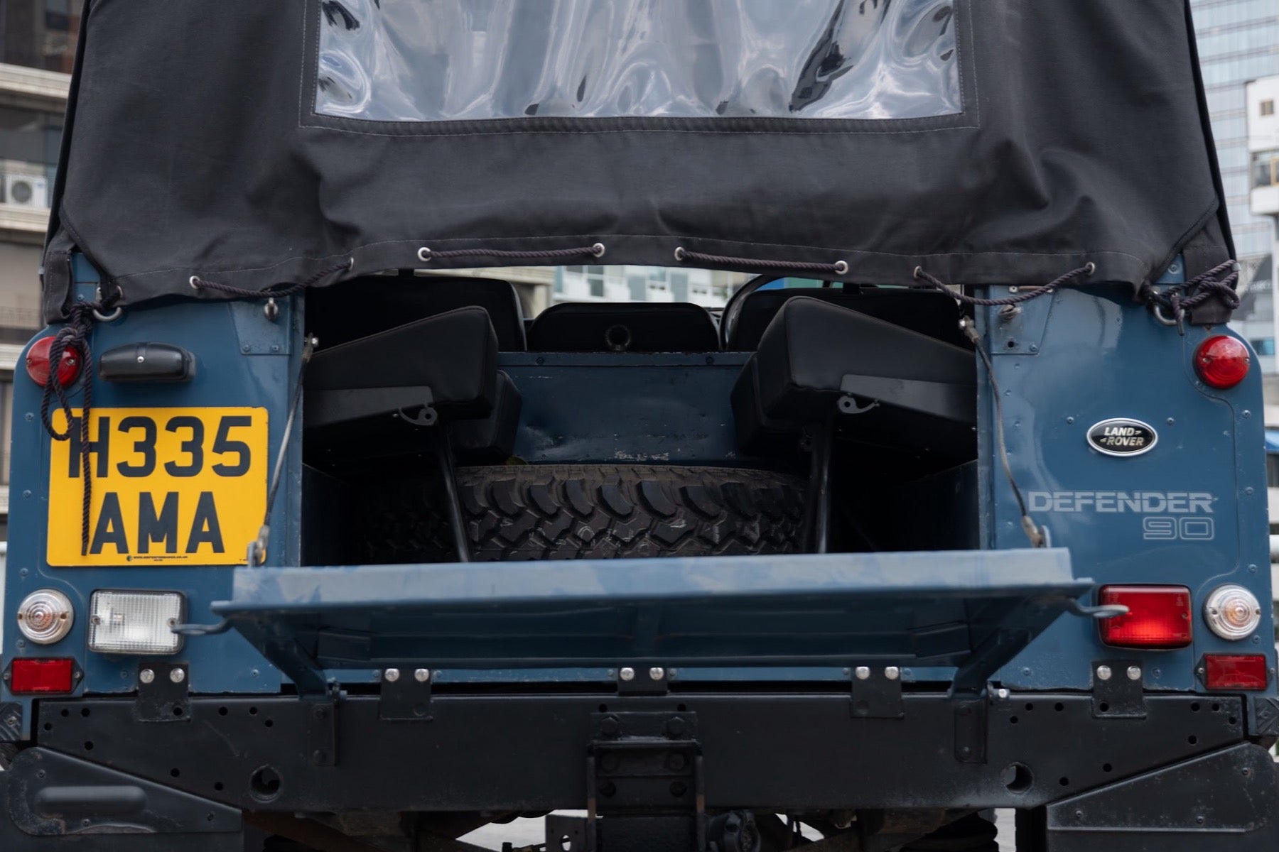 Land Rover Defender 90 Soft Top 1991 azul - foto 13
