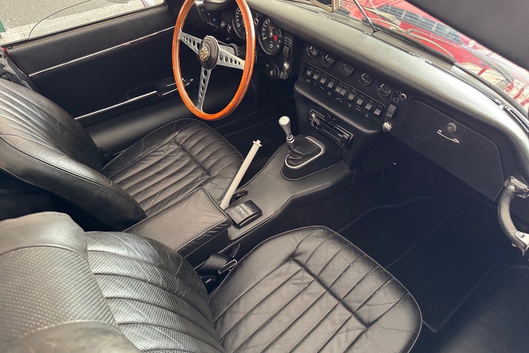 Jaguar E-Type Series 2 Roadster 1969 rojo - foto 10