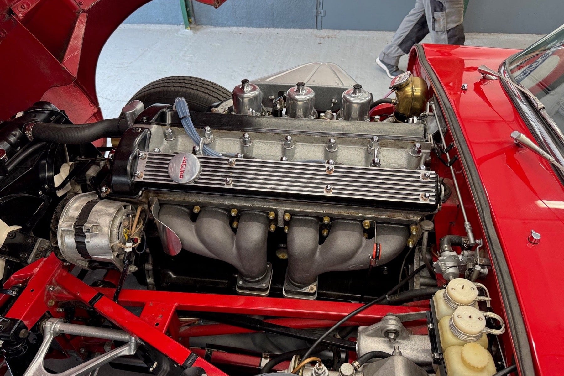 Jaguar E-Type Series 2 Roadster 1969 rojo - foto 12