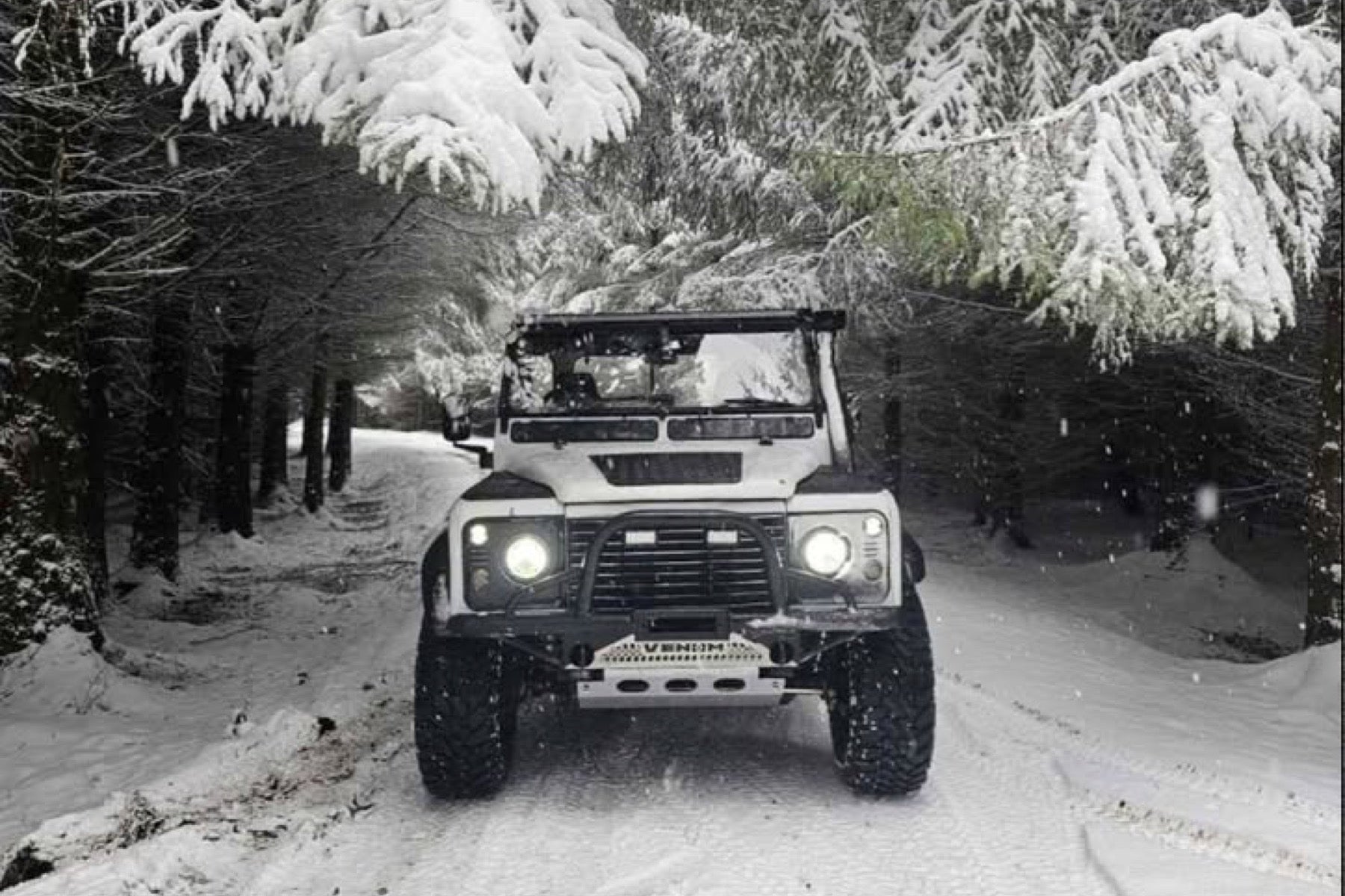 Land Rover Defender 90 Pickup 1985 blanco - foto 12