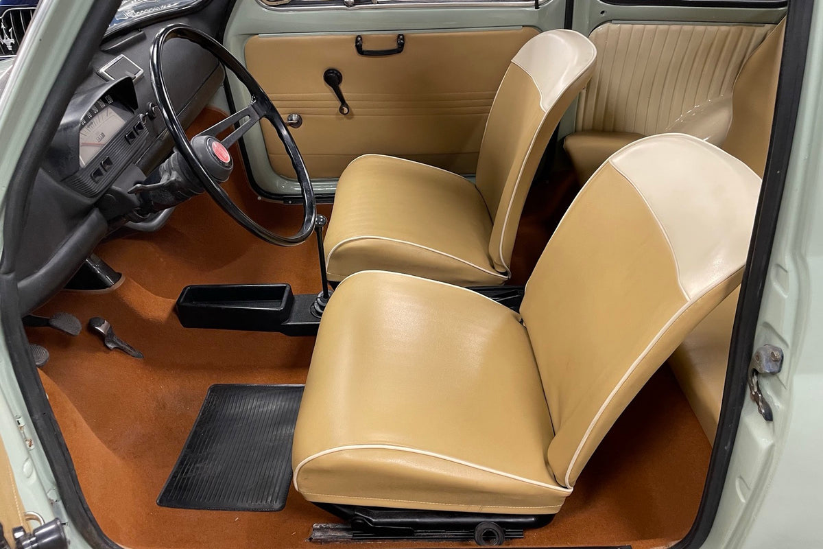 Fiat 500F 1969, asientos delanteros
