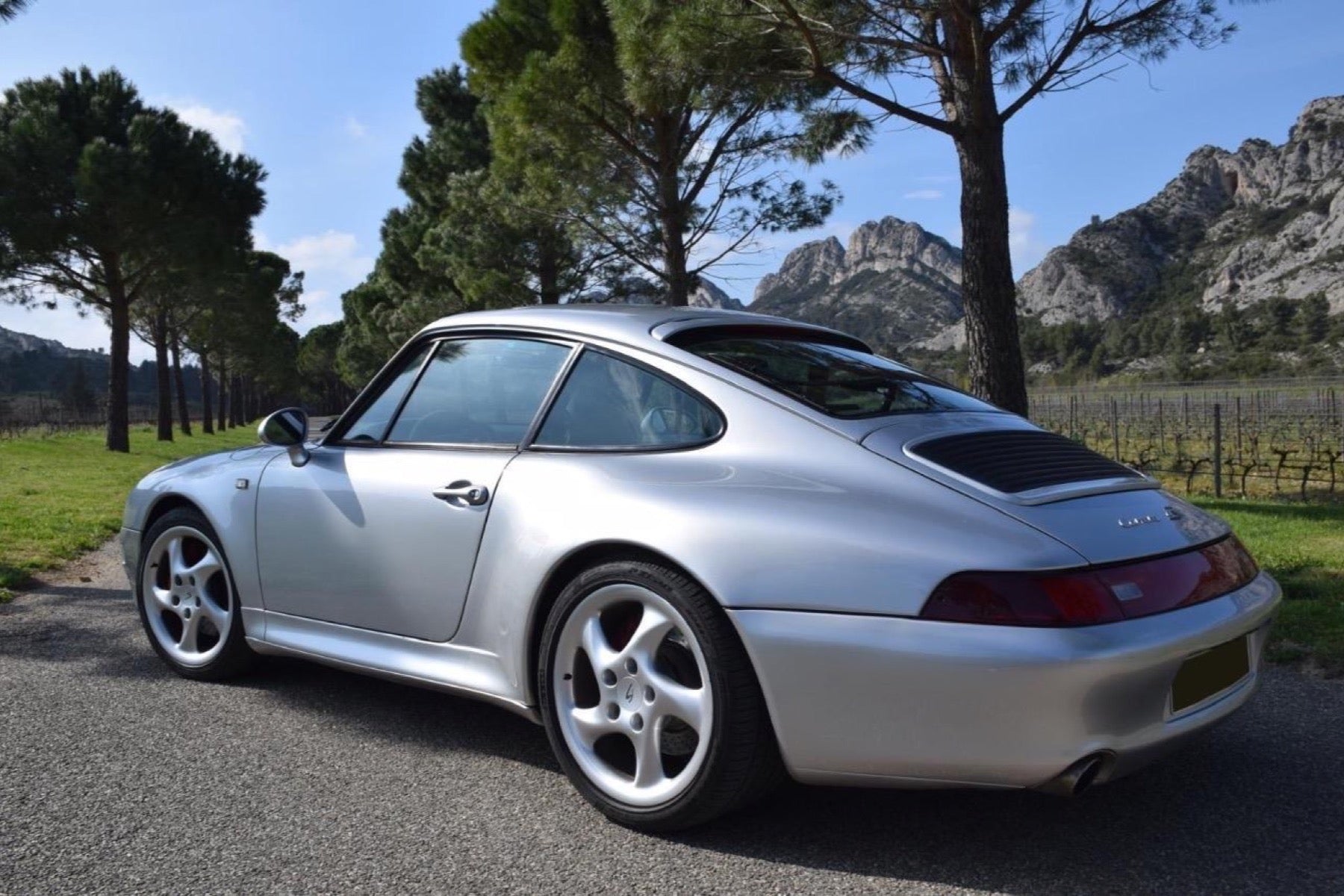 Porsche 993 Carrera 4S 1996 — Gris