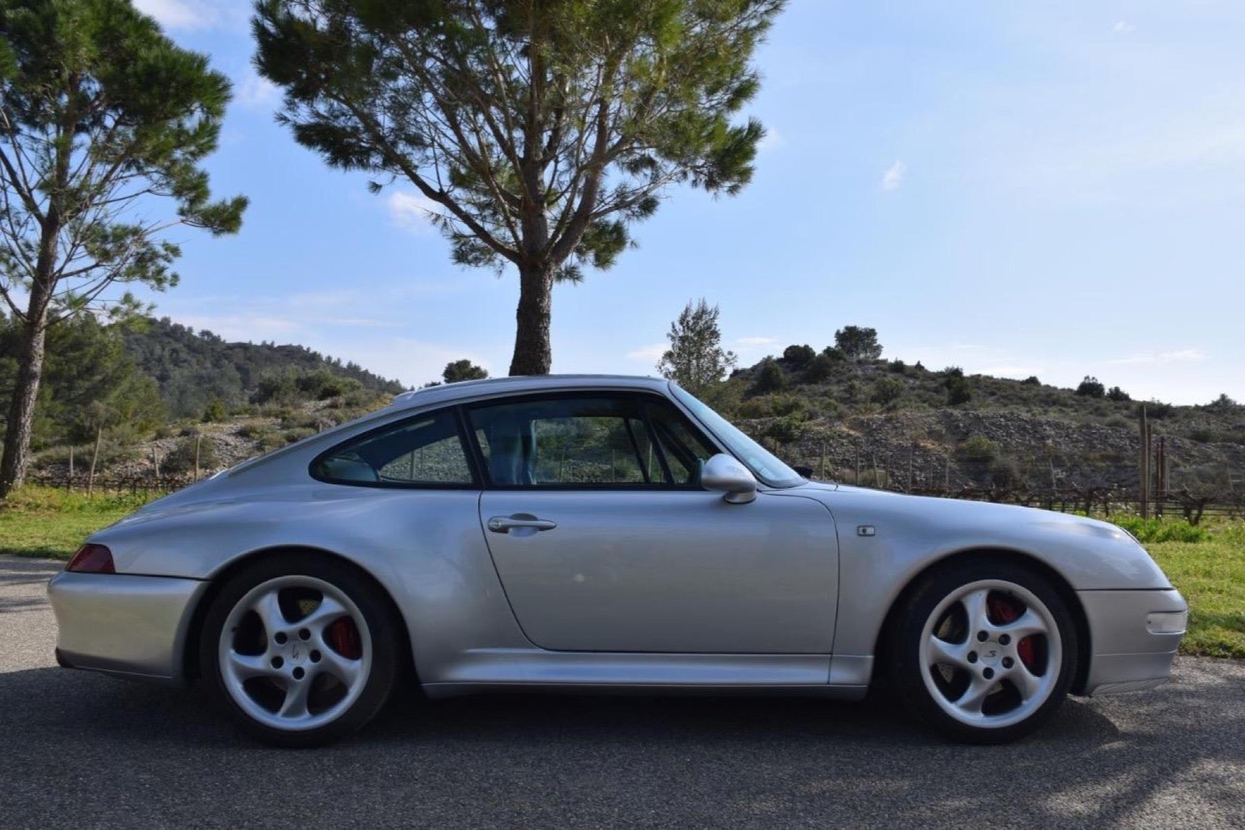 Porsche 993 Carrera 4S 1996 — Gris