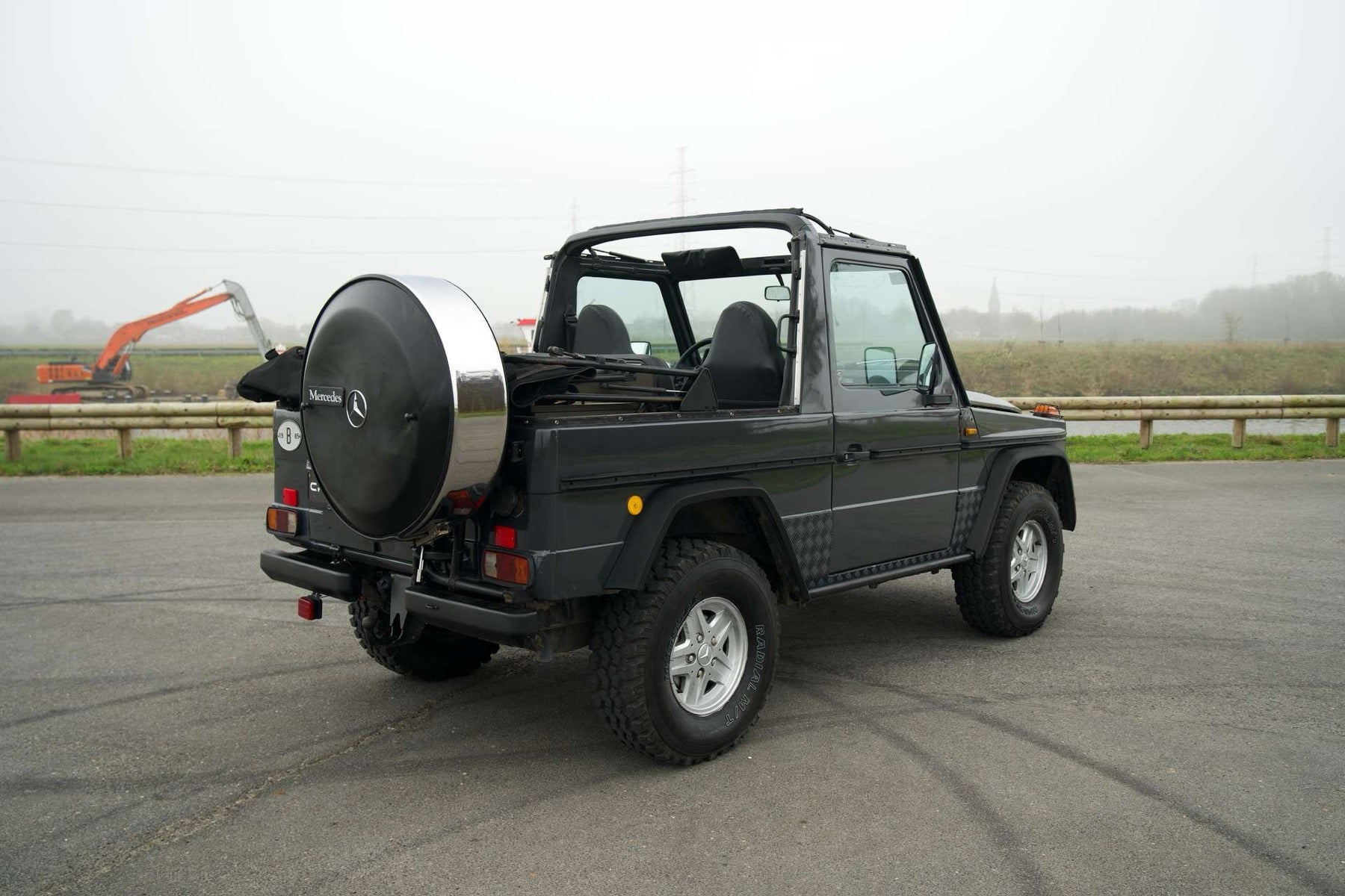 Mercedes-Benz 230 GE Cabriolet 1985 gris - foto 7