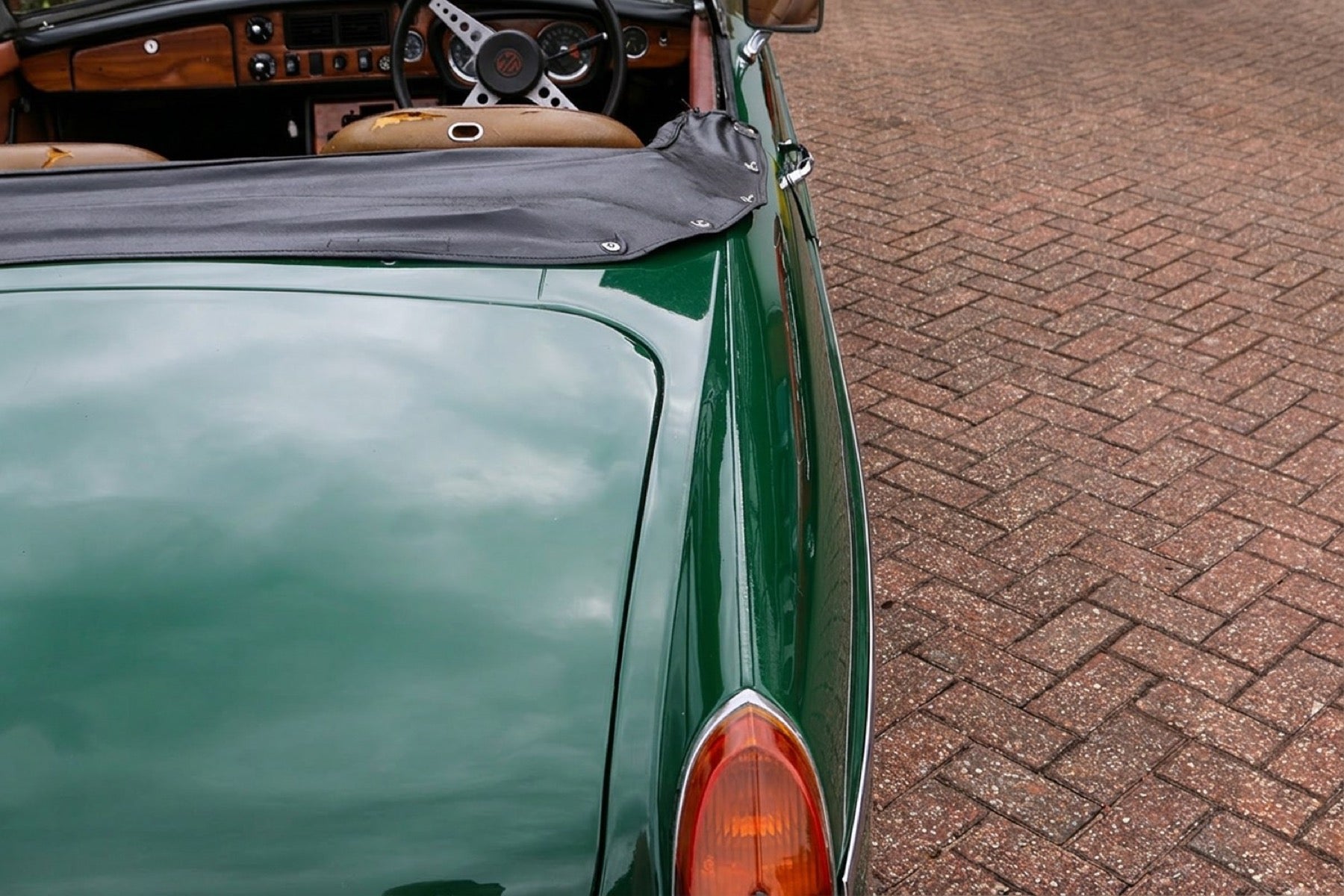 MG MGB Roadster 1974 Brooklands Green - foto 6