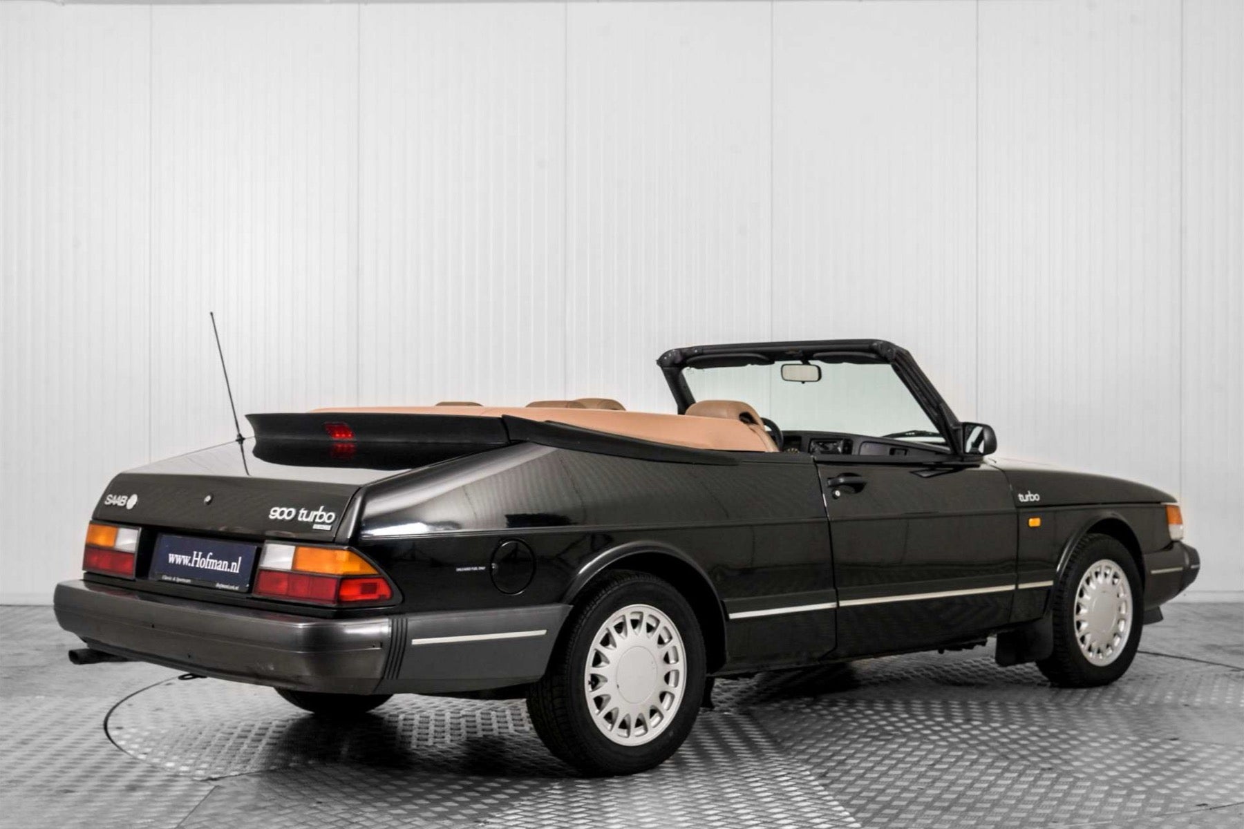 Saab 900 Turbo Cabriolet 1990 Negro - foto 2