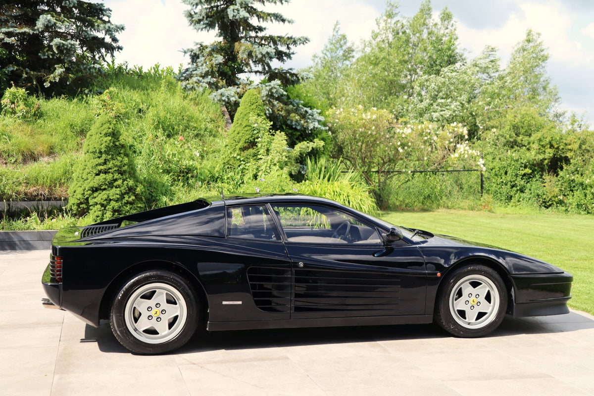 Ferrari Testarossa 1990, perfil lateral izquierdo