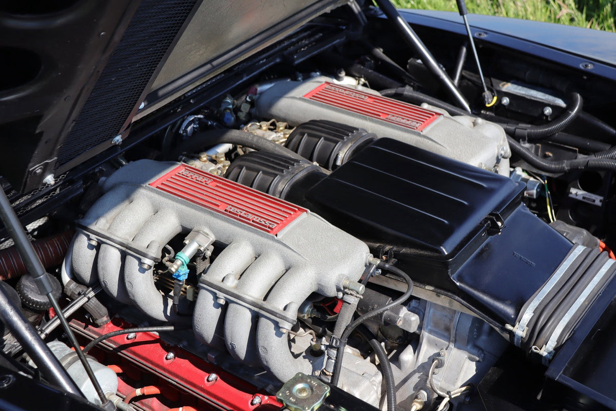 Ferrari Testarossa 1990, motor 12 cilindros boxer